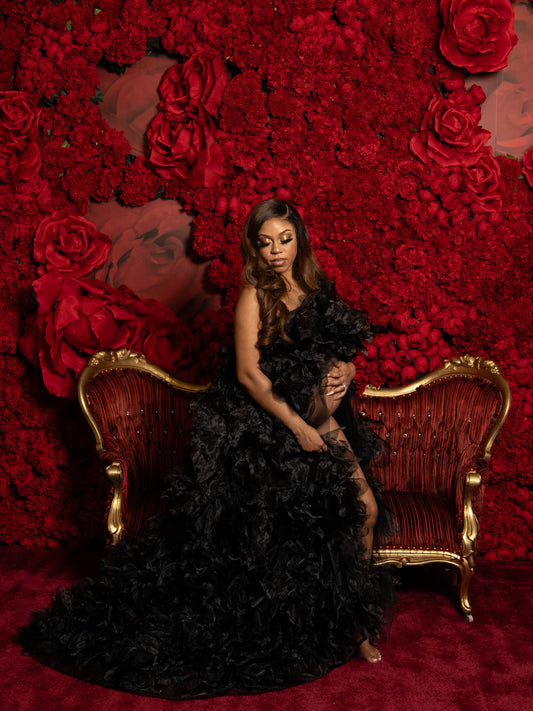 Blossoming Beauty Maternity Gown