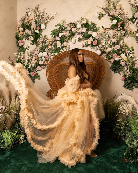 Goddess Maternity Gown ￼